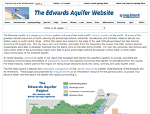 Tablet Screenshot of edwardsaquifer.net